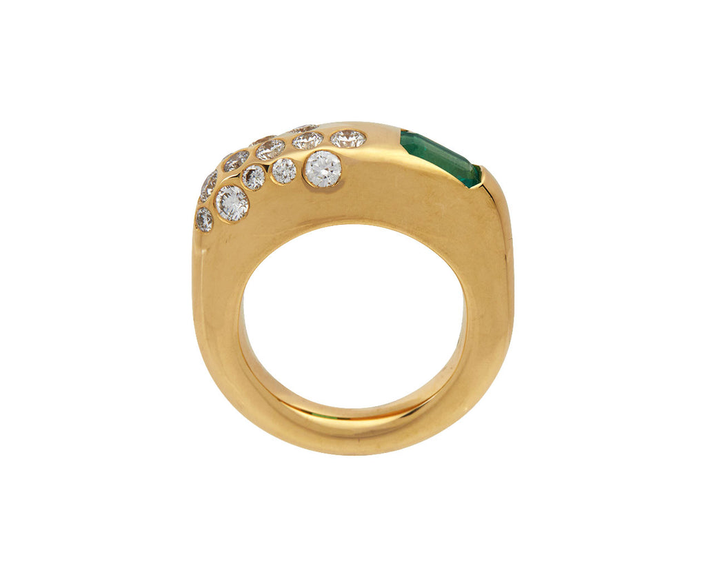 Emerald and Diamond Dowry Ring