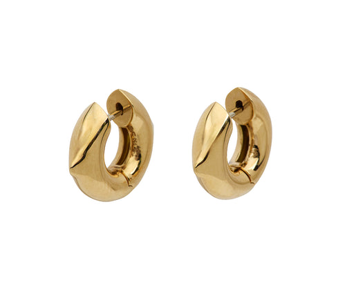 Double Spike Hoop Earrings