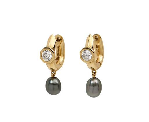 Machina Pearl Drop Earrings