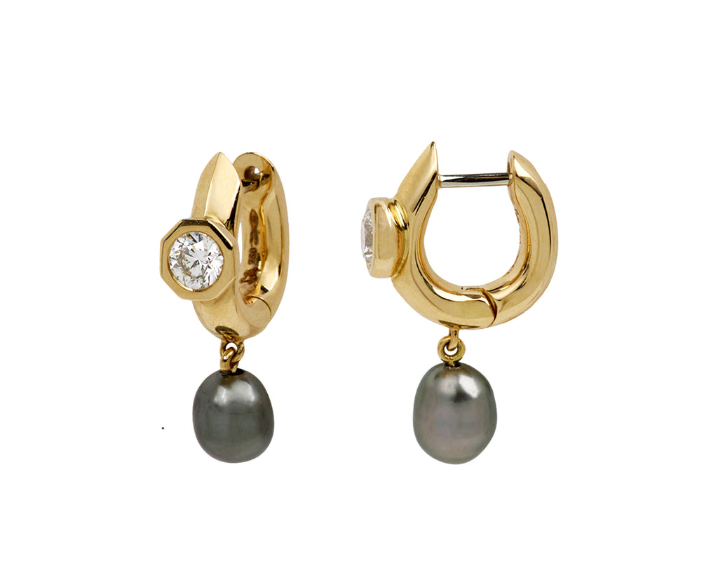 Machina Pearl Drop Earrings