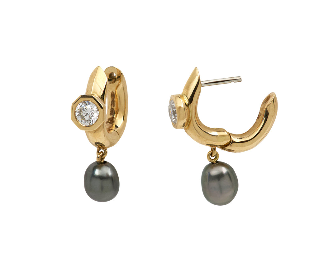 Machina Pearl Drop Earrings