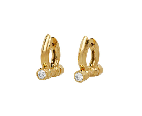System Huggie Hoop Earrings