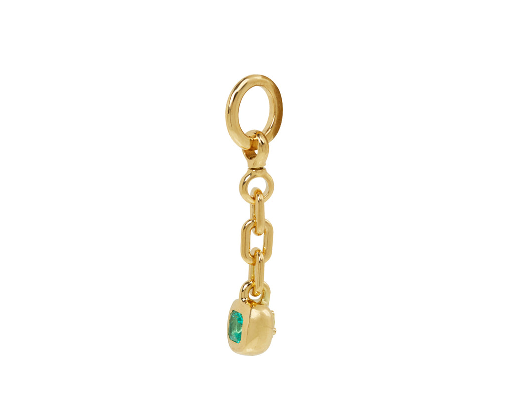 Asscher Emerald Carriage Drop Pendant ONLY