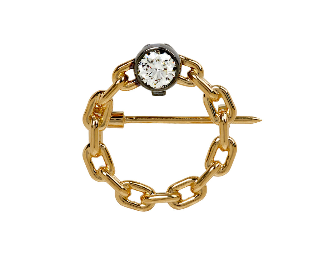 System Chain Brooch