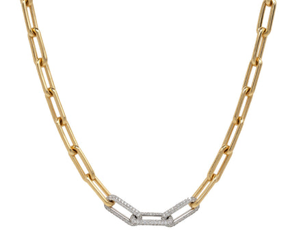 Pavé Mixed Heavy Metal Necklace