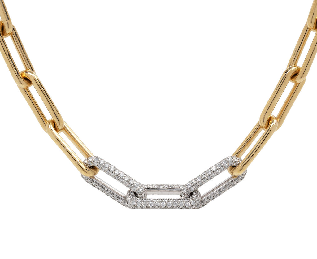 Pavé Mixed Heavy Metal Necklace