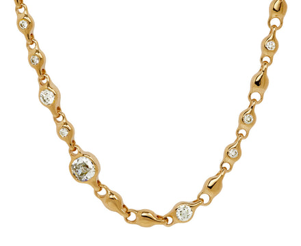 Cushion Brilliant Diamond Supernova Necklace
