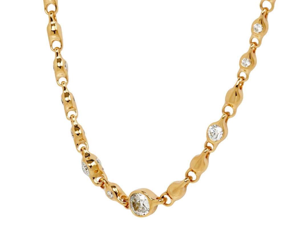 Cushion Brilliant Diamond Supernova Necklace