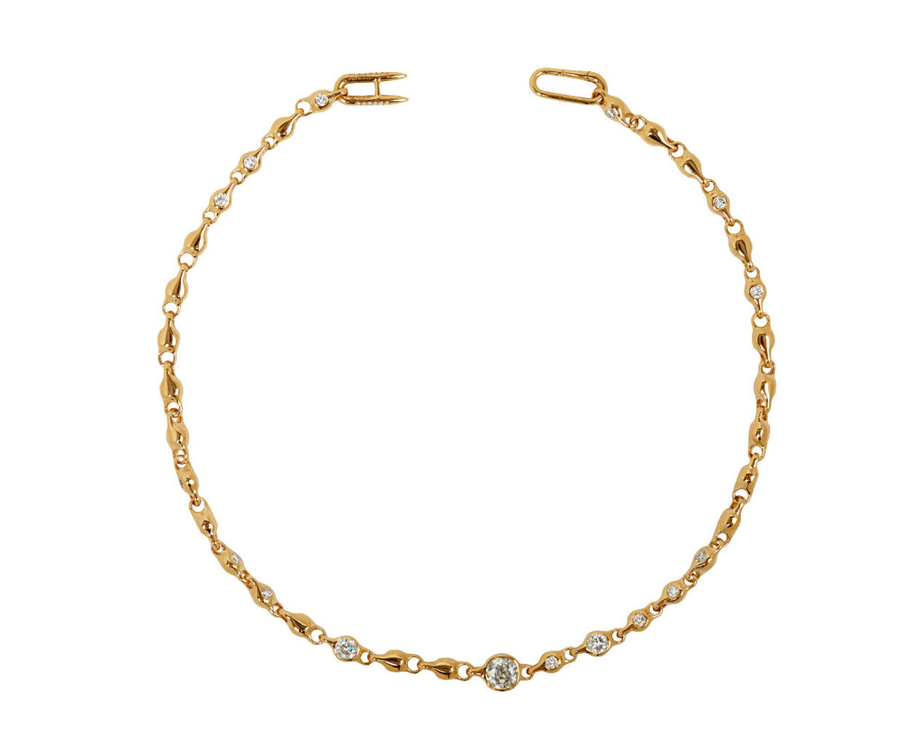 Cushion Brilliant Diamond Supernova Necklace