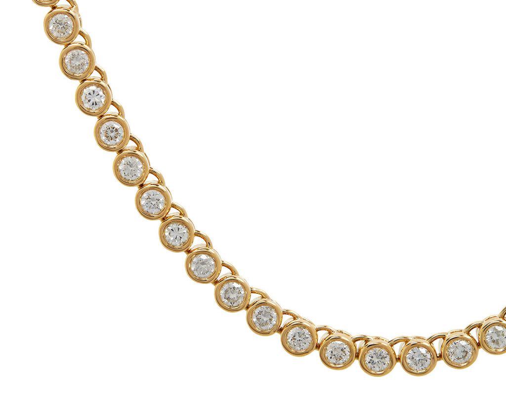 Diamond Vessel Tennis Necklace