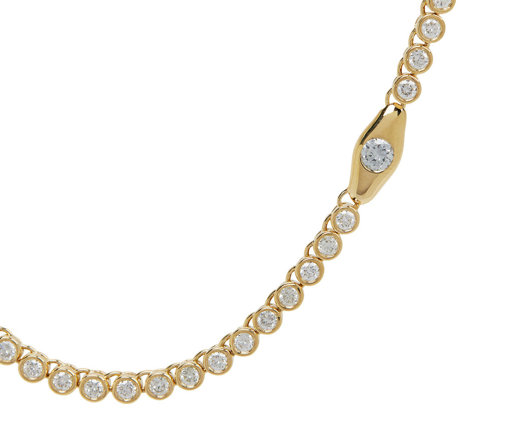 Diamond Vessel Tennis Necklace