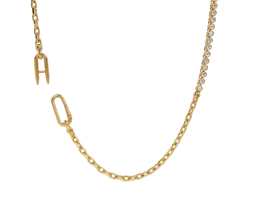 Diamond Vessel Tennis Necklace