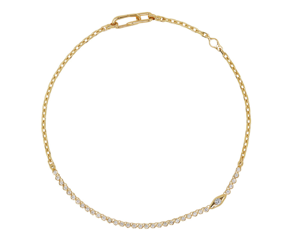 Diamond Vessel Tennis Necklace