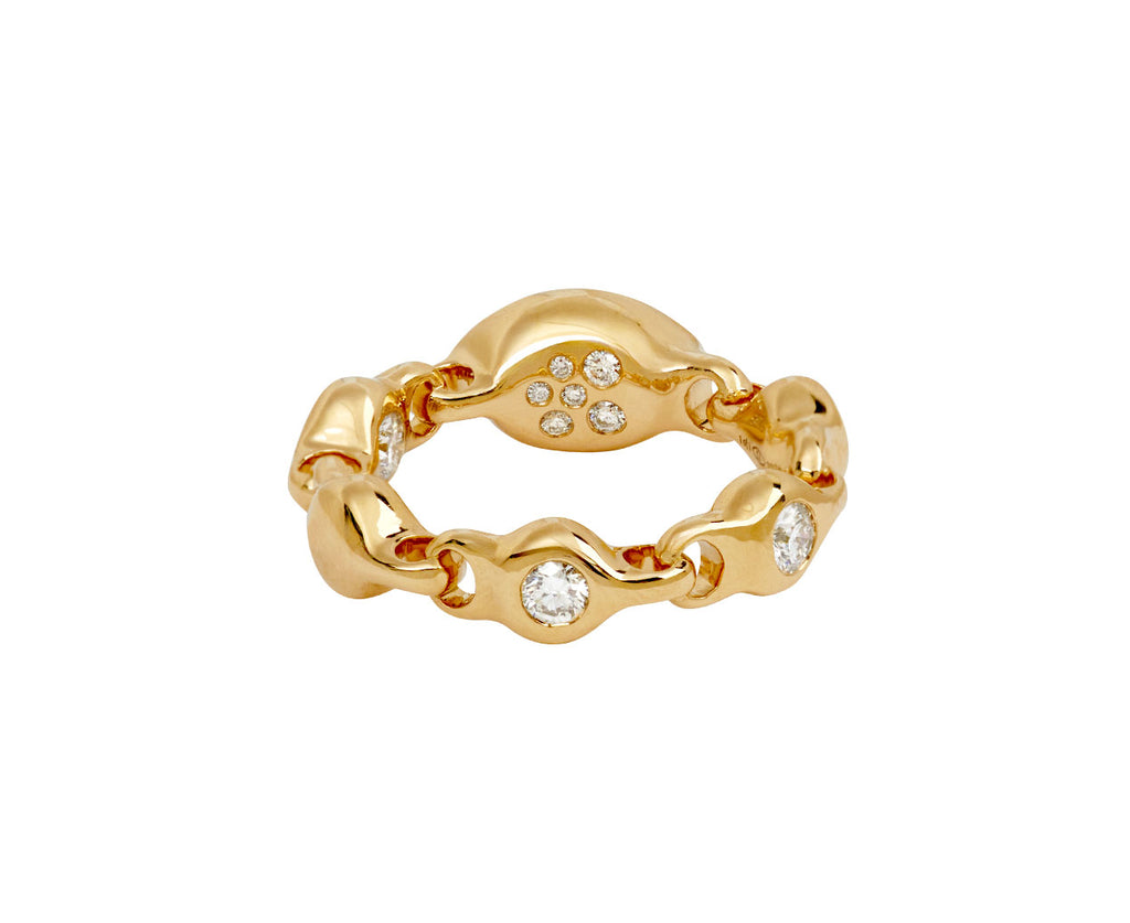 Oval Diamond Supernova Ring