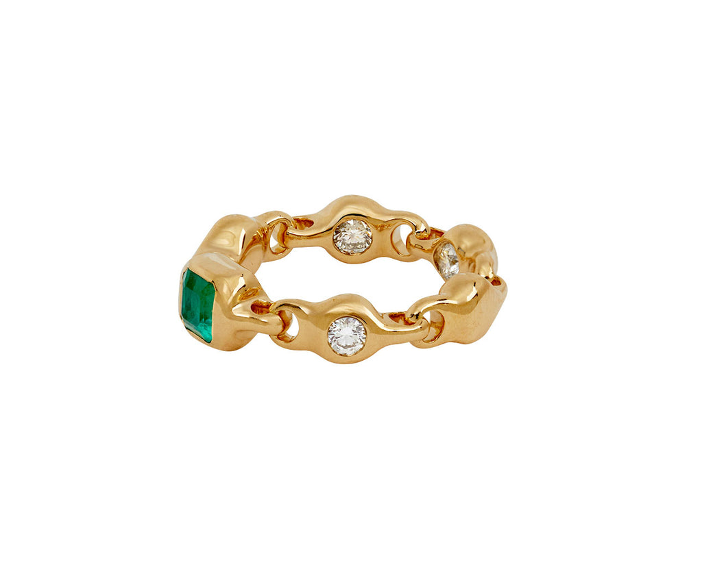 Emerald Supernova Ring