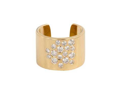 Uniform Object Mega Diamond Cuff Ring