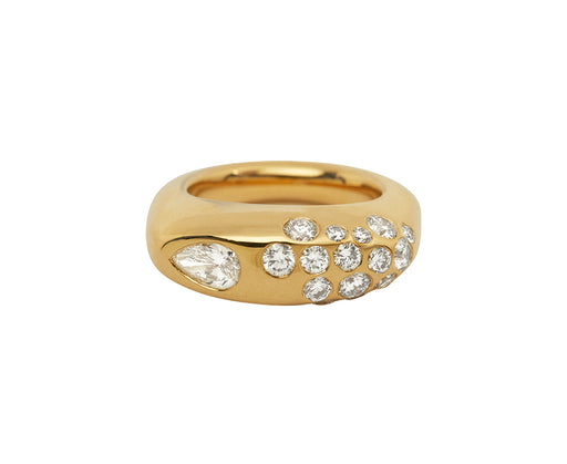 Pear Diamond Dowry Ring - TWISTonline 