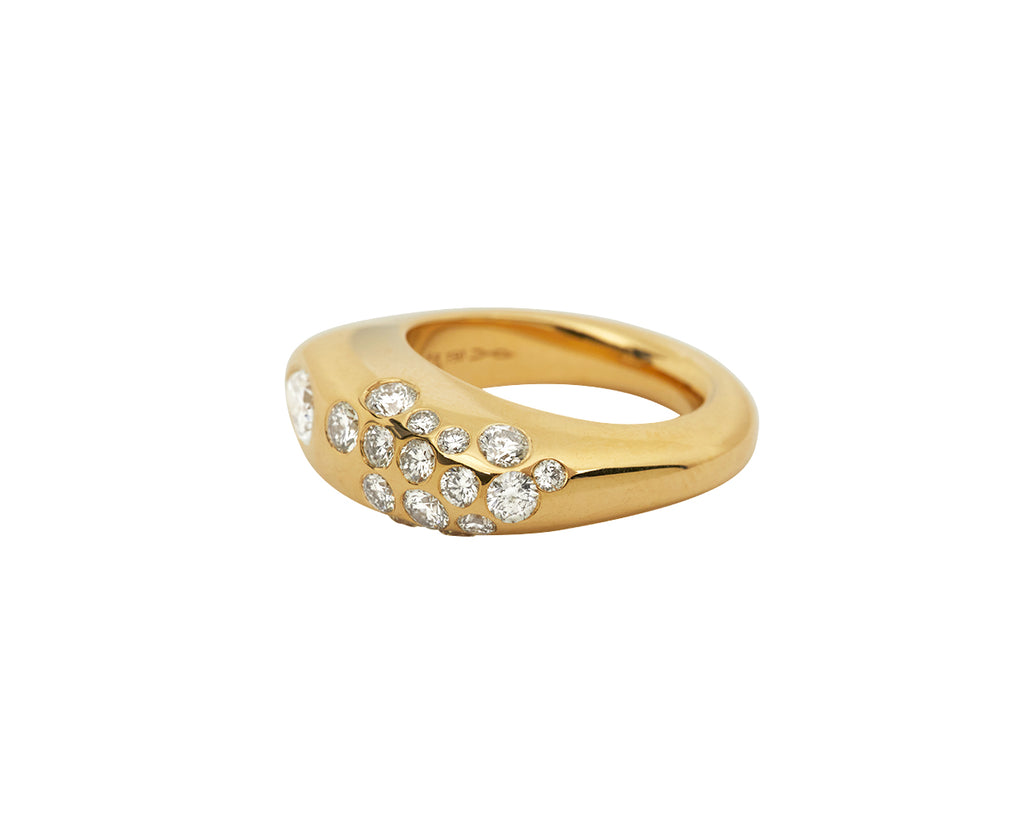 Pear Diamond Dowry Ring