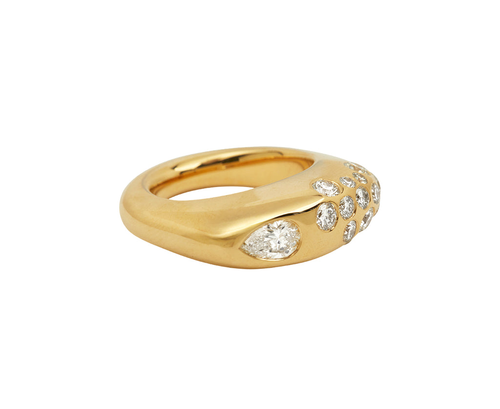 Pear Diamond Dowry Ring - TWISTonline 