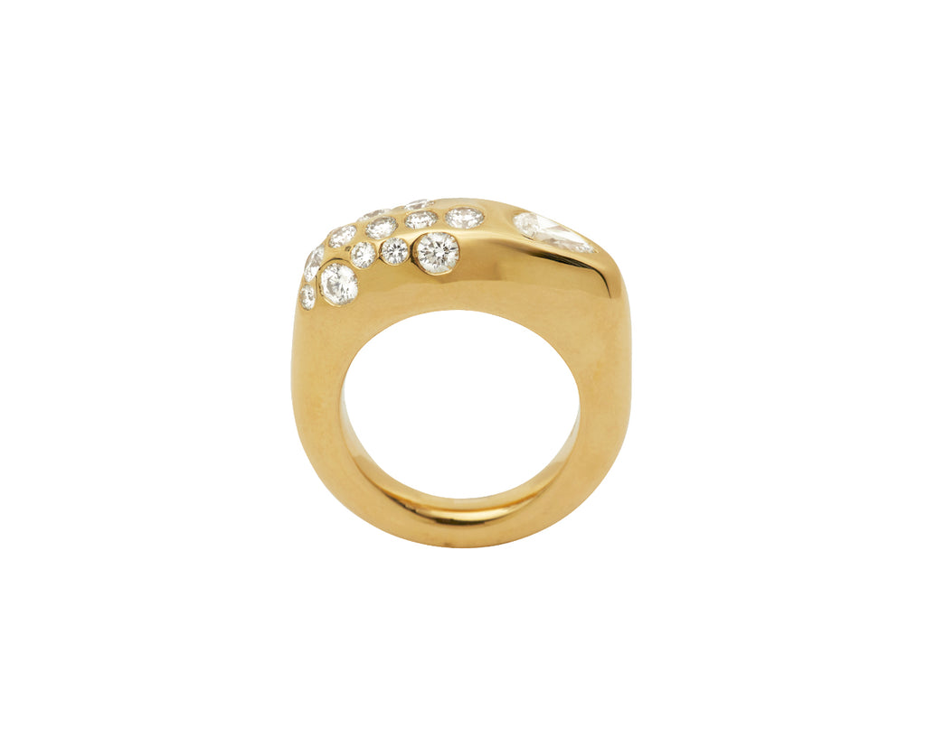 Pear Diamond Dowry Ring