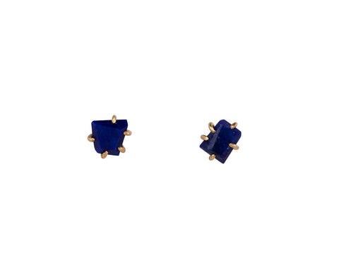 Variance Objects Lapis Stud Earrings