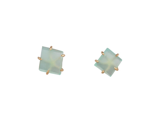 Variance Objects Chrysoprase Post Earrings