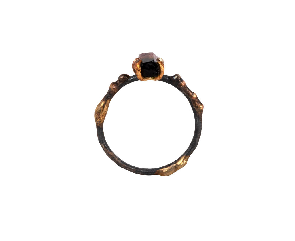 Variance Objects Watermelon Tourmaline Ring - Top Down