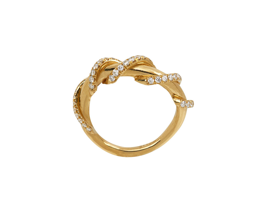 Thick Curva Wrap Diamond Band