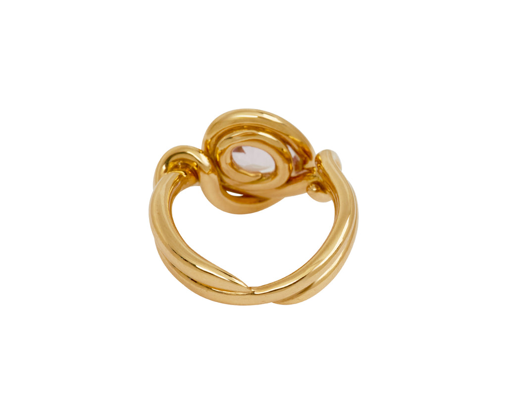Pear Shaped Lavender Spinel Ring