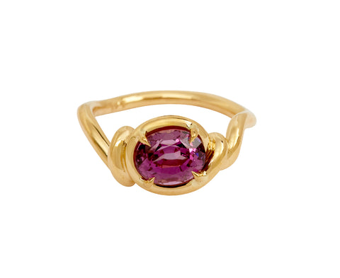 Oval Garnet Ring
