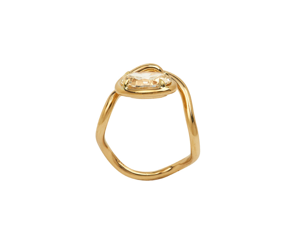 Modified Brilliant Cut Diamond Ring