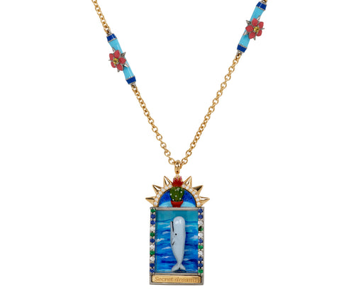 Secret Dreams Whale Pendant Necklace