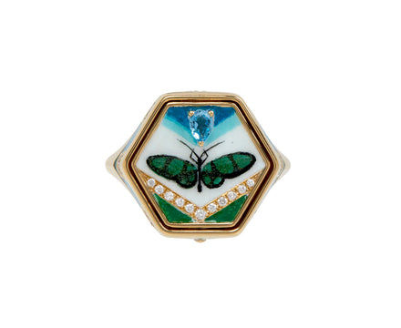 Change Your Stripes Butterfly Ring