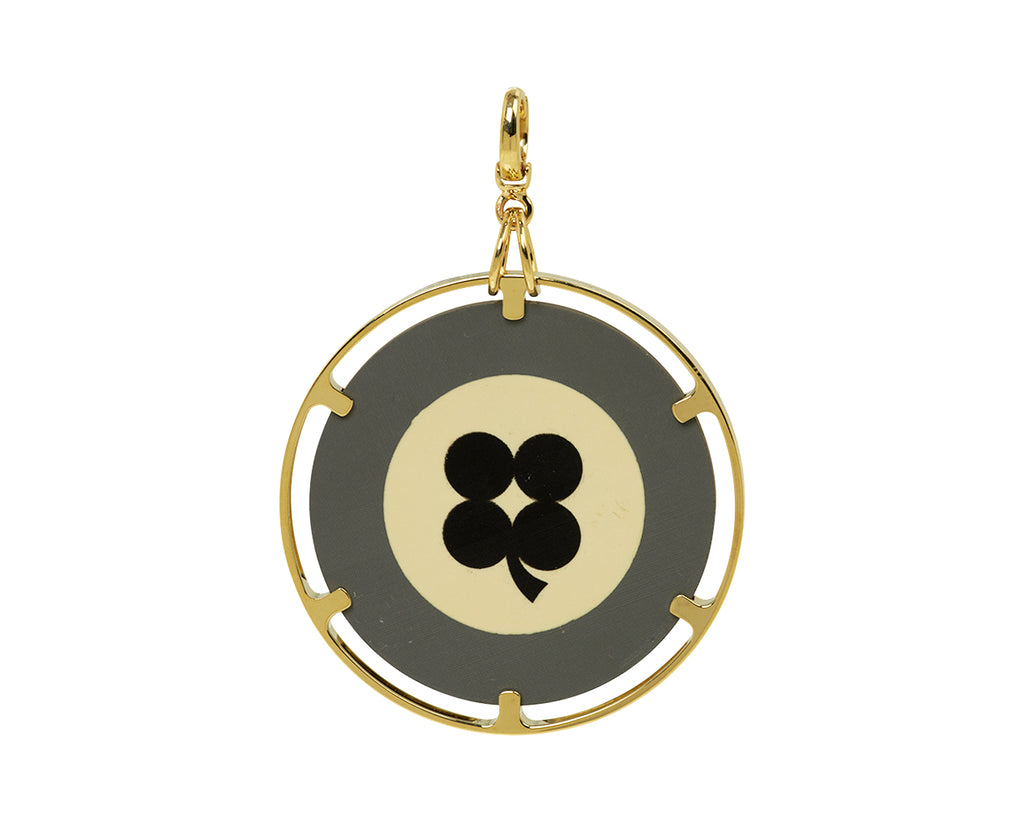 Francesca Villa Money Go Round Four Leaf Clover Pendant ONLY