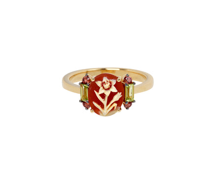 Peace Garden Spring Ring