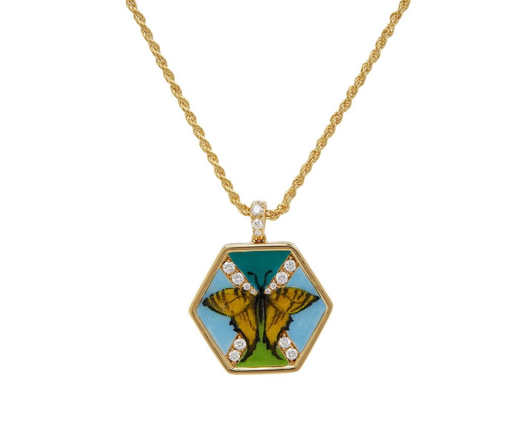 Change Your Stripes Butterfly Necklace