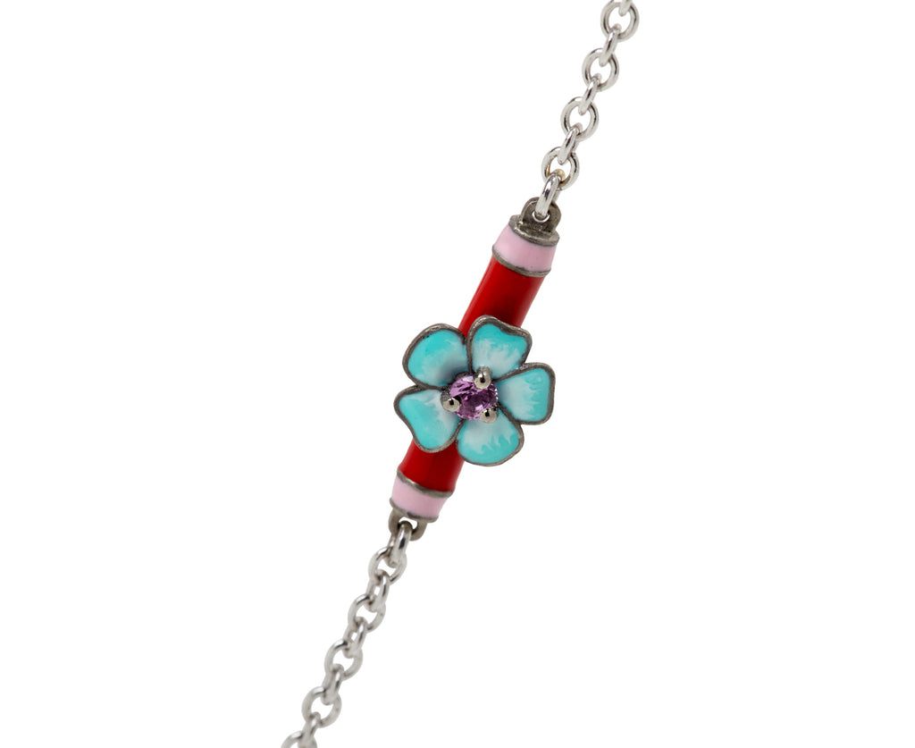 Keep Dancing Ladybug Pendant Necklace