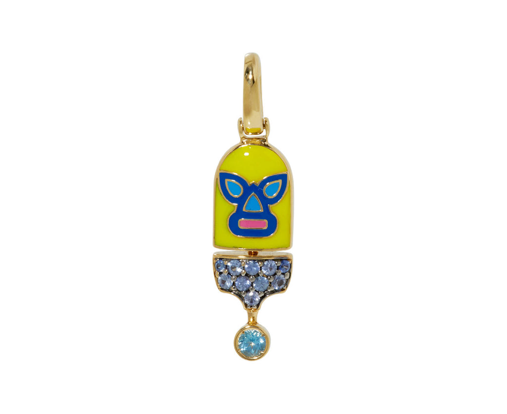 The Hurricane Sees Blue Luchadores Pendant ONLY