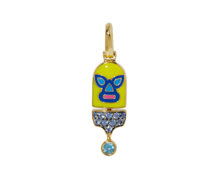 The Hurricane Sees Blue Luchadores Pendant ONLY