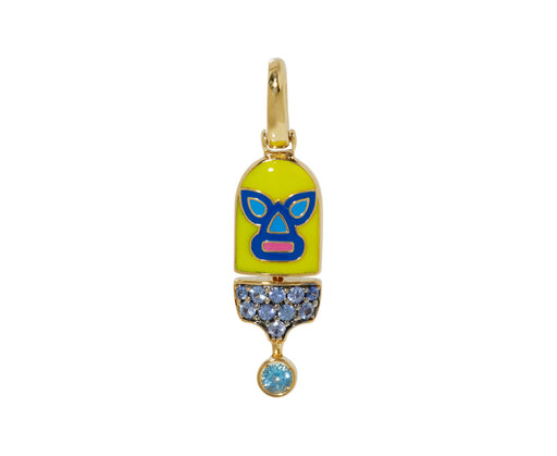 The Hurricane Sees Blue Luchadores Pendant ONLY