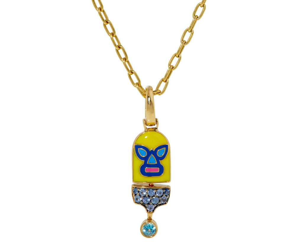 The Hurricane Sees Blue Luchadores Pendant ONLY