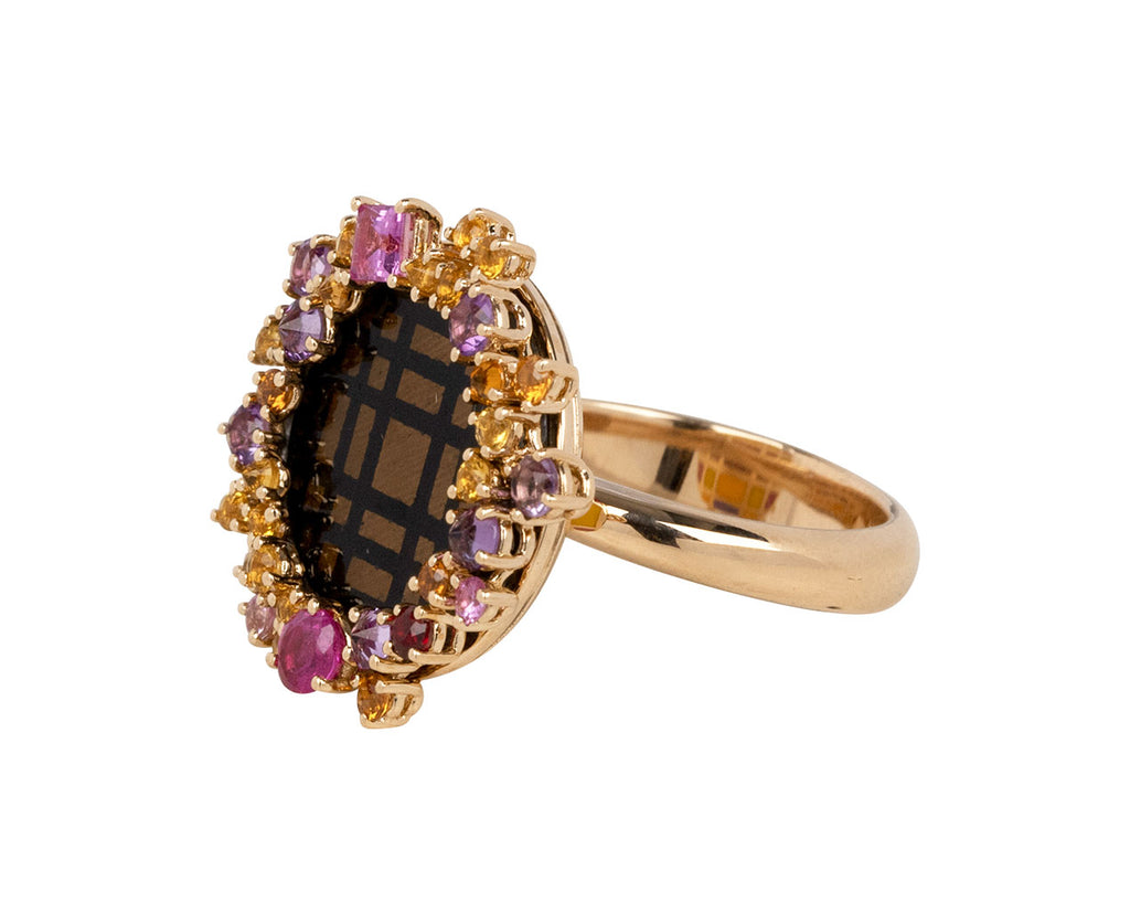 Purple Twiggy Ring