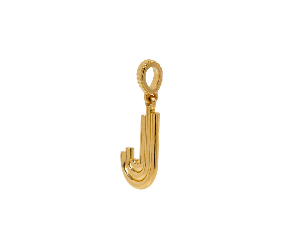 Alpha Edge Letter 'J' Pendant ONLY