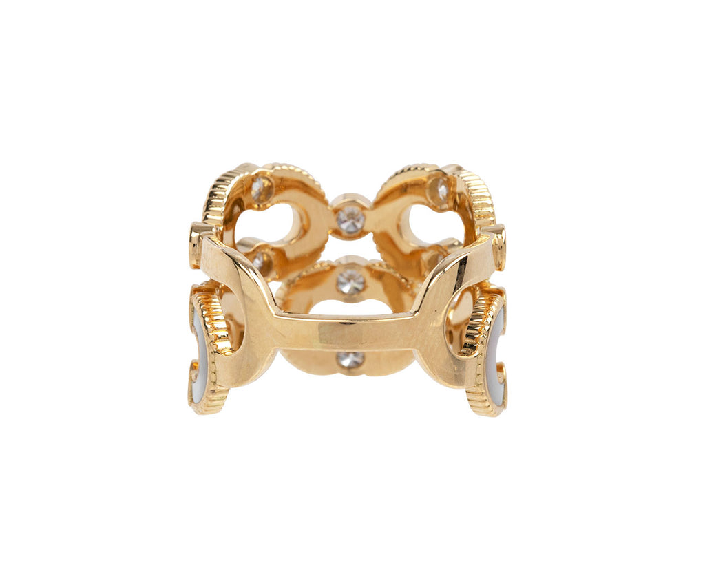 Double Mother-of-Pearl Magnetic Ring