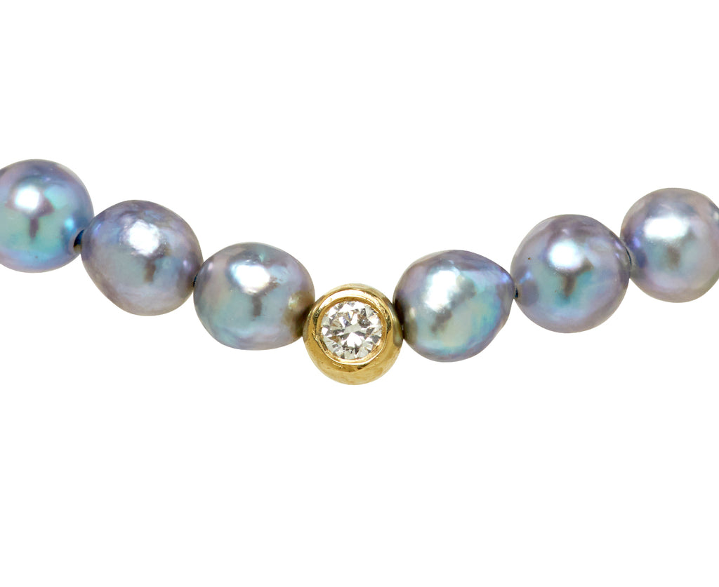 Bleu Pearl and Diamond Dario Bracelet