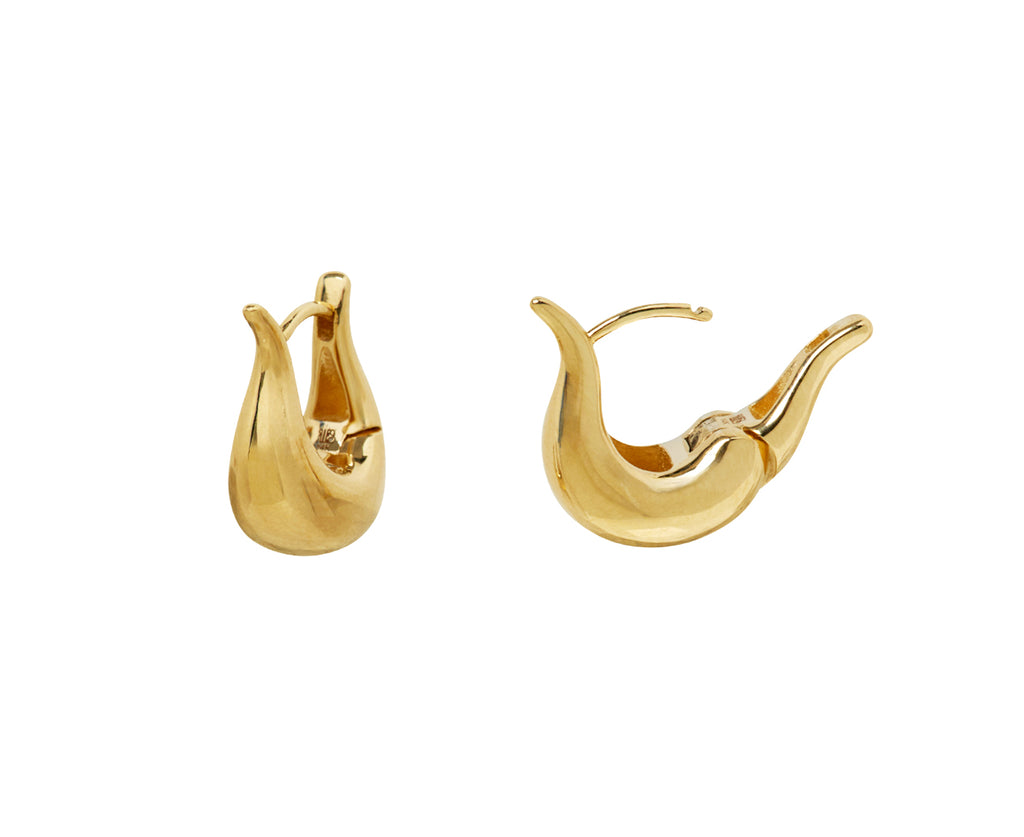 Grande Luna Huggie Hoop Earrings