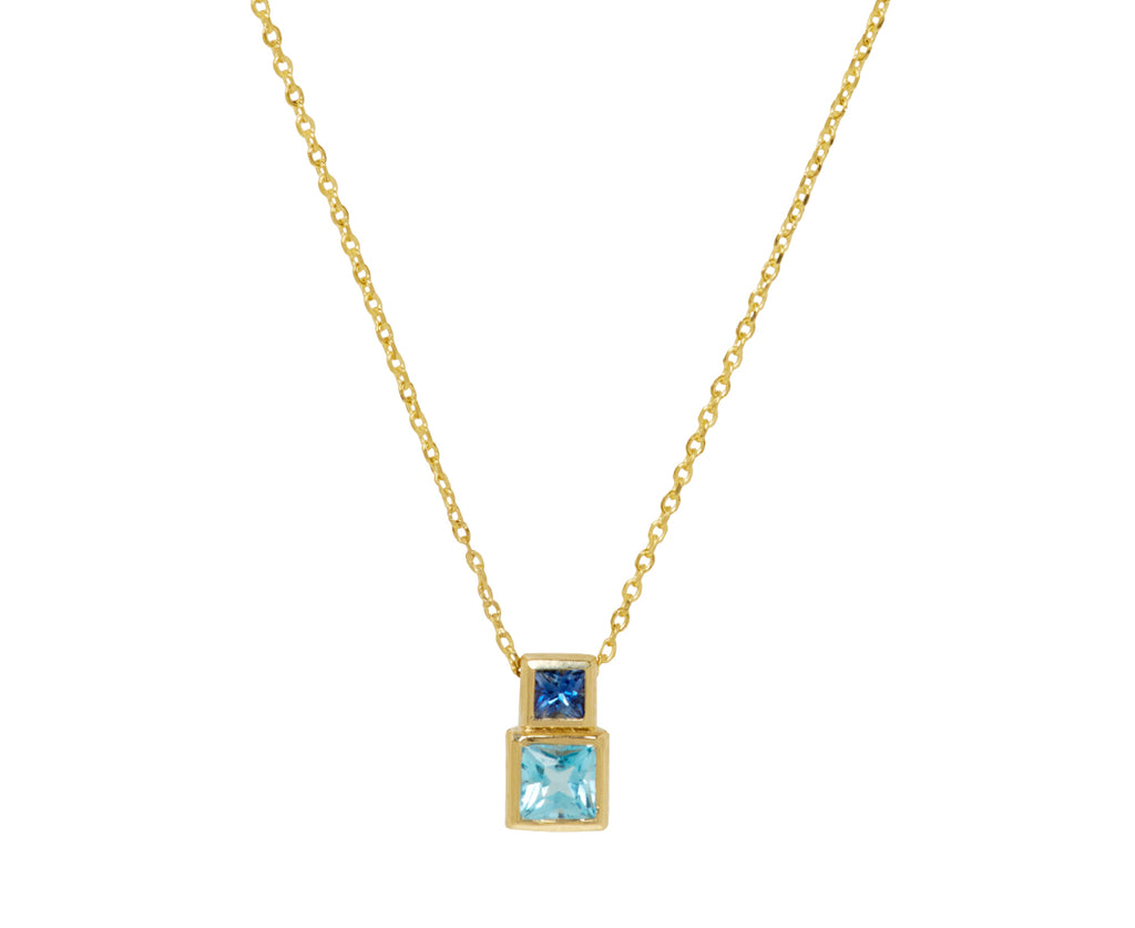 Bruta Bleu Pendant Necklace
