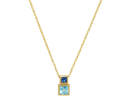 Bruta Bleu Pendant Necklace