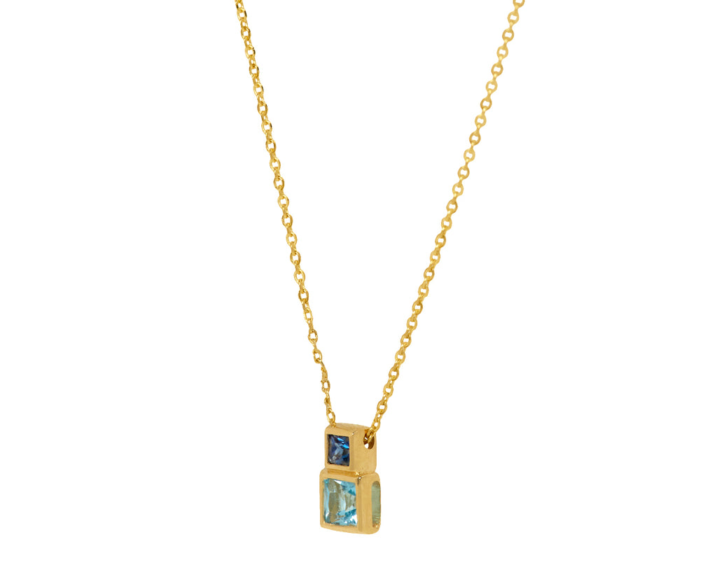 Bruta Bleu Pendant Necklace