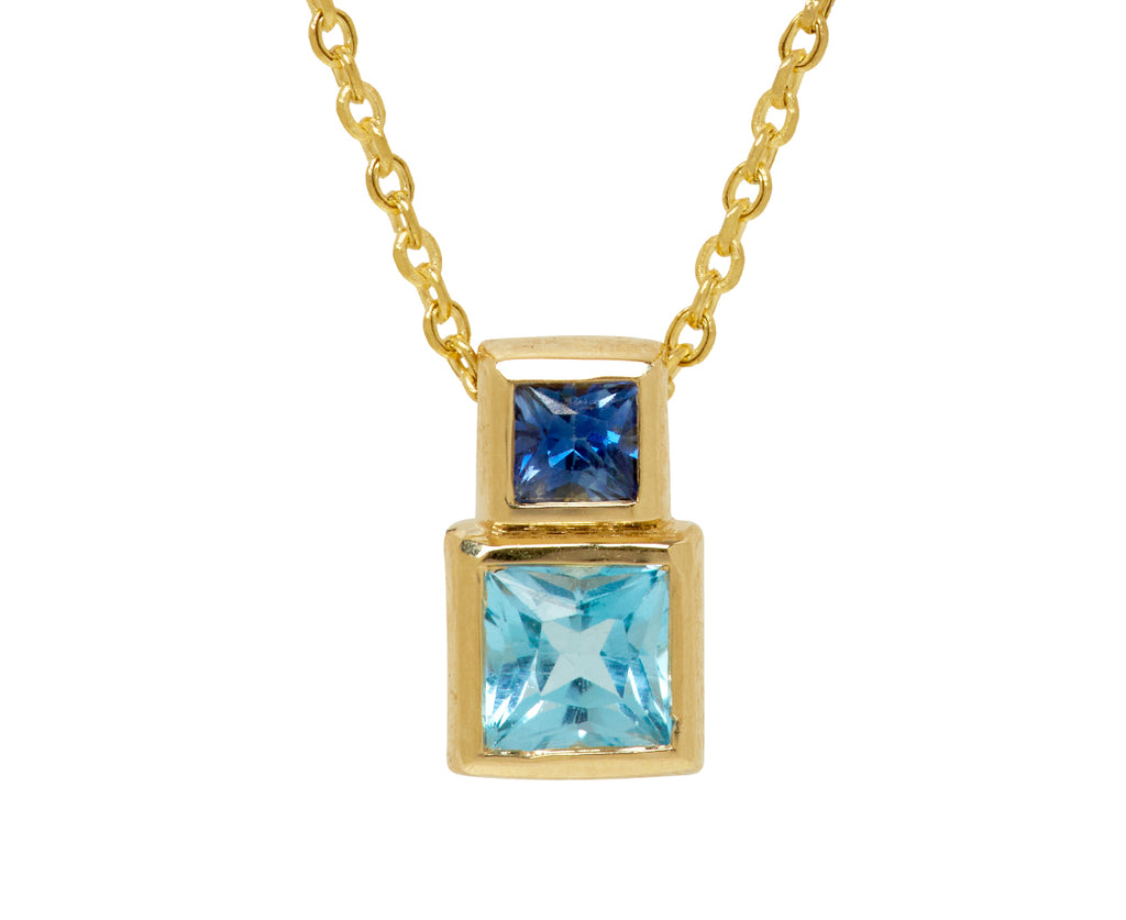 Bruta Bleu Pendant Necklace